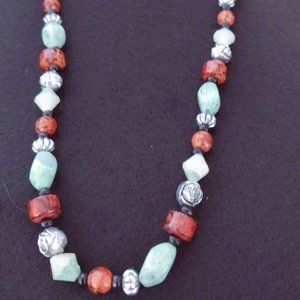 Multi-Colored Bead Necklace